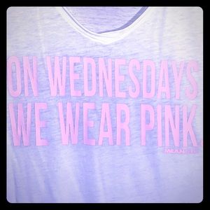 "On Wednesdays we wear pink" tee